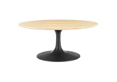 Image for Black Natural Lippa 36" Wood Coffee Table