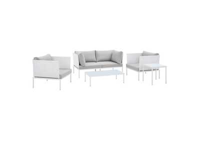 Image for White Gray Harmony 5-Piece Sunbrella