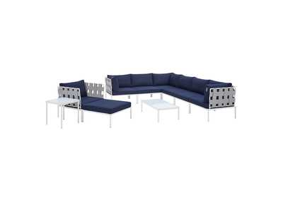 Image for Gray Navy Harmony 10-Piece  Sunbrella