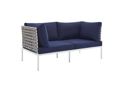 Image for Tan Navy Harmony Sunbrella