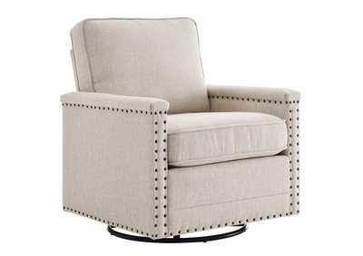 Image for Ashton Upholstered Fabric Swivel Chair