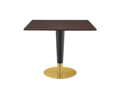 Image for Gold Cherry Walnut Zinque 36" Square Dining Table