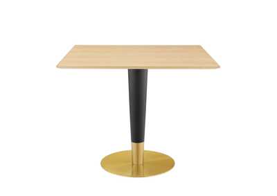 Image for Gold Natural Zinque 36" Square Dining Table