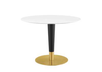 Image for Gold White Zinque 40" Dining Table