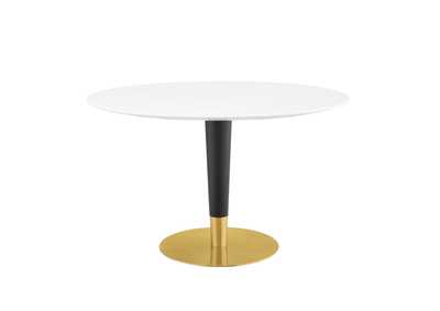 Image for Gold White Zinque 47" Dining Table