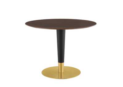 Image for Gold Cherry Walnut Zinque 40" Dining Table