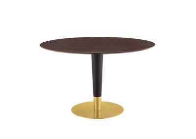 Image for Gold Cherry Walnut Zinque 47" Dining Table