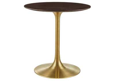 Image for Gold Cherry Walnut Lippa 28" Wood Dining Table