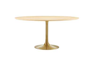 Image for Gold Natural Lippa 60" Wood Dining Table