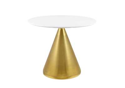 Image for Gold White Tupelo 36" Dining Table