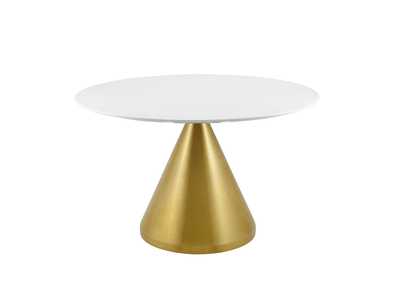 Image for Gold White Tupelo 47" Dining Table