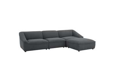Image for Charcoal Comprise 4-Piece Living Room Set