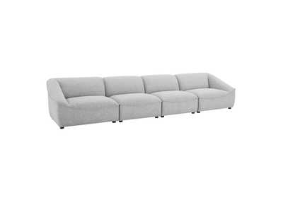 Image for Light Gray Comprise 4-Piece Sofa