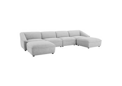Image for Light Gray Comprise 6-Piece Living Room Set