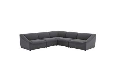 Image for Charcoal Comprise 5-Piece Sectional Sofa