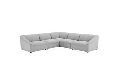 Image for Light Gray Comprise 5-Piece Sectional Sofa