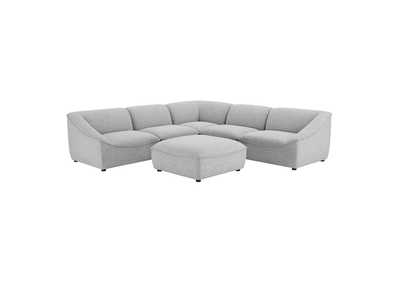 Image for Light Gray Comprise 6-Piece Sectional Sofa