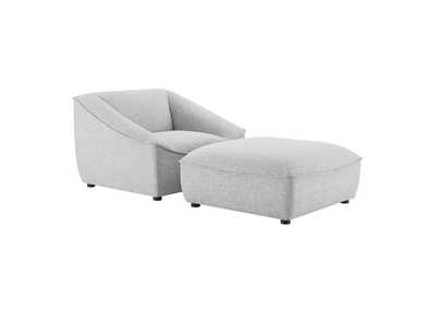 Image for Light Gray Comprise 2-Piece Living Room Set