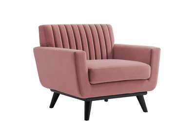 Image for Engage Channel Tufted Performance Velvet Armchair