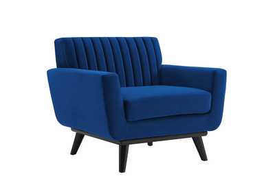 Image for Engage Channel Tufted Performance Velvet Armchair