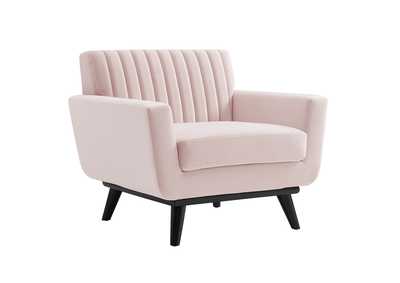 Image for Engage Channel Tufted Performance Velvet Armchair