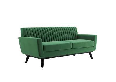 Image for Engage Channel Tufted Performance Velvet Loveseat