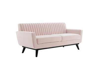 Image for Engage Channel Tufted Performance Velvet Loveseat