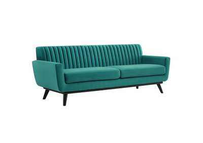 Image for Engage Channel Tufted Performance Velvet Sofa