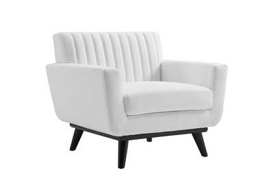 Image for Engage Channel Tufted Fabric Armchair