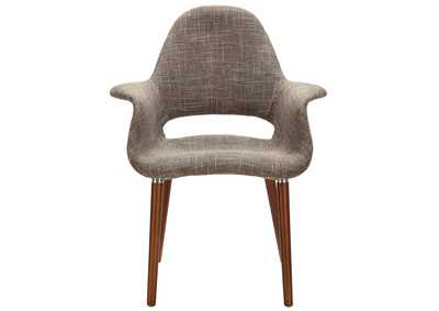 Image for Taupe Aegis Arm Dining Chair