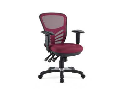 Image for Red Articulate Mesh Office Chair