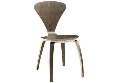 Image for Dark Walnut Vortex Dining Side Chair