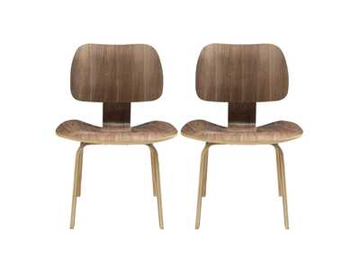 Image for Walnut Fathom Dining Chairs [Set of 2]