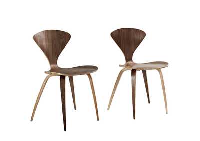 Image for Dark Walnut Vortex Dining Chairs [Set of 2]