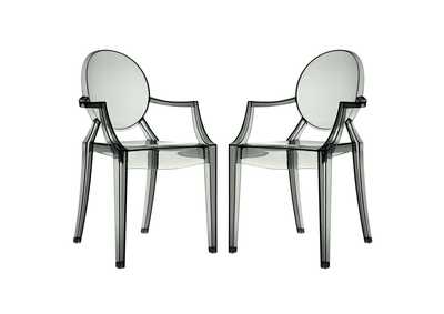 Image for Smoke Casper Arm Dining Chairs [Set of 2]