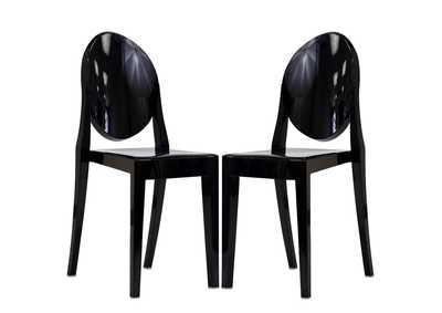 Image for Black Casper Dining Chairs [Set of 2]