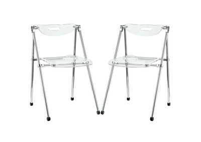 Image for Clear Telescope Dining Chairs [Set of 2]
