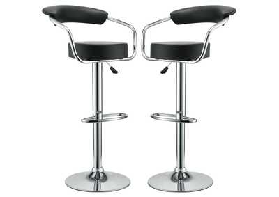 Image for Black Diner Bar Stool [Set of 2]