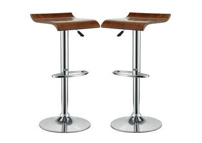 Image for Oak Bentwood Bar Stool [Set of 2]