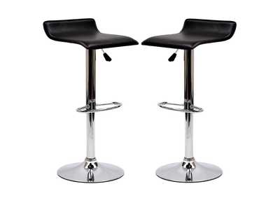 Image for Black Gloria Bar Stool [Set of 2]