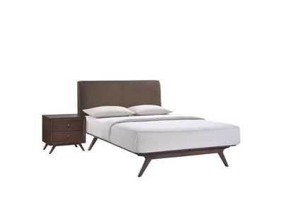 Image for Cappuccino Brown Tracy 2 Piece Queen Bedroom Set