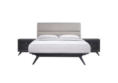 Image for Black Gray Addison 3 Piece Queen Bedroom Set