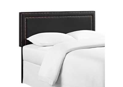 Image for Jessamine Black King Upholstered Vinyl Headboard