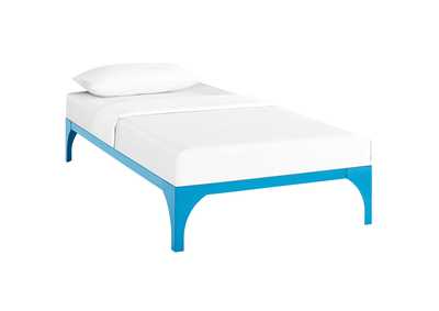 Image for Light Blue Ollie Twin Bed Frame