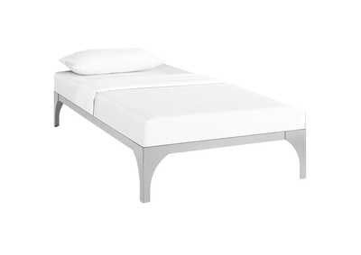 Image for Silver Ollie Twin Bed Frame