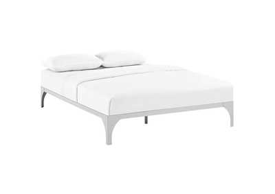 Image for Silver Ollie Queen Bed Frame