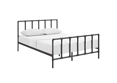 Image for Dower Brown Queen Stainless Steel Bed