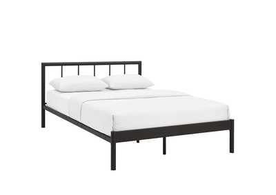 Image for Brown Gwen Queen Metal Bed Frame