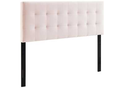 Image for Lily Pink Biscuit Tufted Full Performance Velvet Headboard