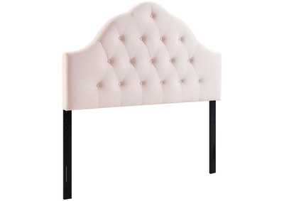 Image for Sovereign Pink Full Diamond Tufted Performance Velvet Headboard
